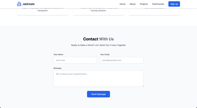 screenshot of "JakEstate